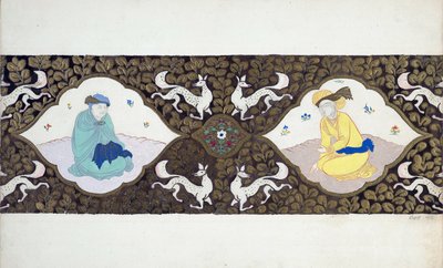 Disegno preparatorio per il balletto "Ishtar" di Bohuslav Martinu, 1922 da Leon Bakst